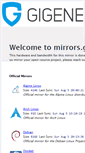 Mobile Screenshot of mirrors.gigenet.com